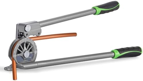 Antstone 1\/2\u201D OD Tubing Bender Roller Type Pipe Bender 180° HVAC Copper Aluminum Tube Bending Tool for Air Conditioning Refrigeration Repair