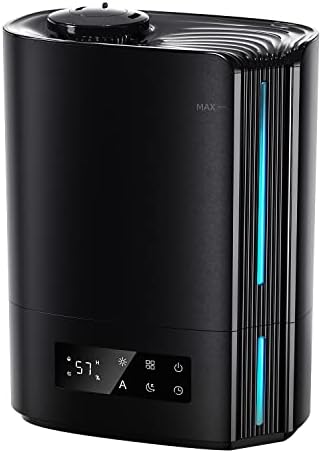 BREEZOME 6L Humidifiers for Bedroom Large Room &amp; Essential Oil Diffuser, Ultrasonic Top Fill Cool Mist Humidifiers for Baby, Plants, Nursery Last up to 60 Hours, Smart Humidistat Control, Quiet, B