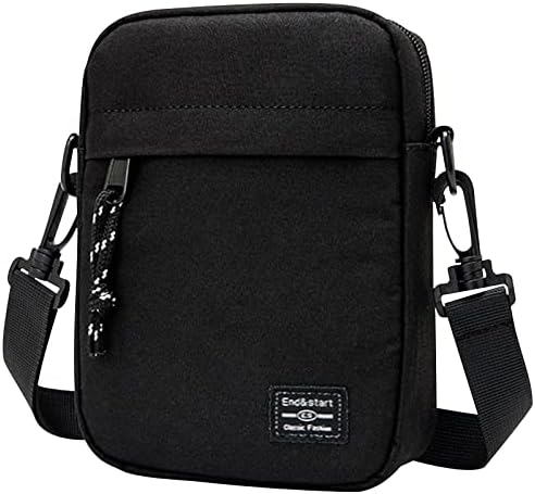 Vaupan Small Crossbody Bag Shoulder Bag For Men, Women Mini Messenger Bag Water Resistant Satchel Bag for Work Travel