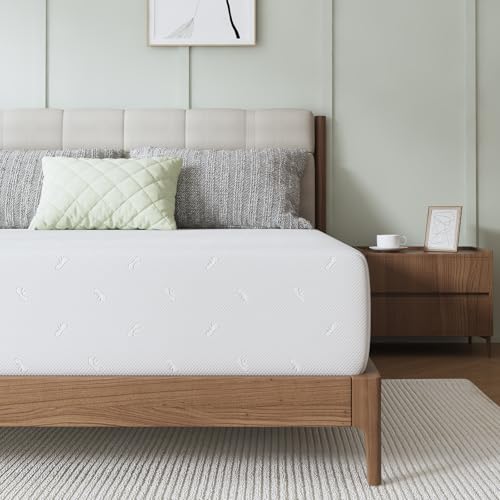 Novilla 8 Inch Queen Size Mattress, Queen Memory Foam Mattress with Breathable Comfort &amp; High-Density Support Foam for Pressure Relief &amp; Comfortable Sleep, Mattresses in a Box with Edge Suppor
