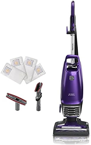 Kenmore BU4018 Intuition Bagged Upright Vacuum Lift-Up Carpet Cleaner 2-Motor Power Suction with HEPA Filter,3-in-1 Combination, Upholstery Tool for Hardwood Floor, Pet Hair, Purple