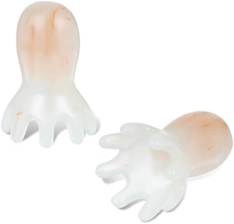 ElevateTech 2Pcs Octopus Head Massager Comb, Protable Head Scratcher Massager Point Back Neck Scalp Tool Body Sculpting Contouring Tools Gift for Mother Sister Lover