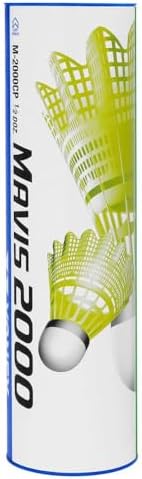 Mavis 2000 Nylon Tournament Shuttle-Yellow (1\/2 Dozen)