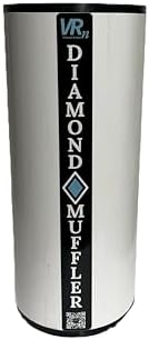 Diamond Muffler - Radon System Noise Reduction Muffler - Fit to 3 or 4 Inch PVC