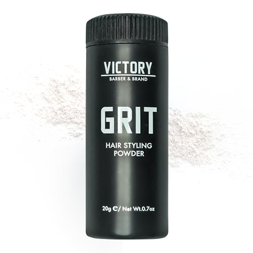 Victory Barber &amp; Brand Grit Styling Powder for Men Men\u2019s Hair Products Made in the USA  Composite Clay Styling Powder  0.35 oz
