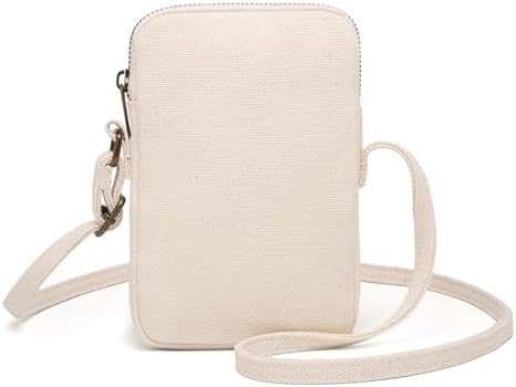 YONBEN Small Cross Shoulder Wallet Zipper Phone Bag Mini Single Shoulder Wallet Smartphone Wallet with Credit Card Solution