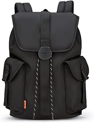 mixi Travel Laptop Backpack for Women &amp; Men Carry On Backpack fits 16&#39;&#39; Laptop, Waterproof Lightweight Casual Hiking Weekender Bags Rucksack,17 Inch, Knight Black