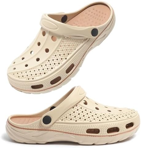 INMINPIN Women Men Orthopedic Clogs Arch Support Garden Shoes Sandals Slippers with Plantar Fasciitis Insoles