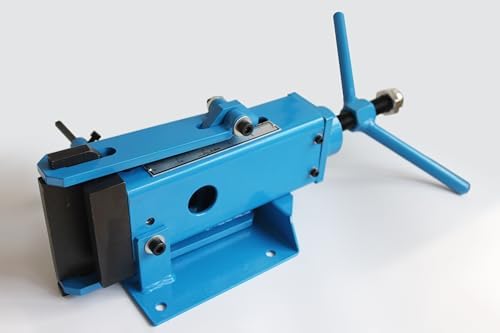 Globauto 4 in Metal Bender Mild Steel Aluminum 2-1\/2 Ton Pressing Force Industrial Style, Up To 3\/8&#34; Thick And 4&#34; Wide