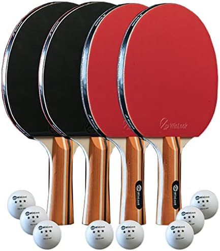 JP WinLook Table Tennis Set - Portable Table Tennis Set with Professional Table Tennis Case and Table Tennis Ball. High quality table tennis player kit suitable for indoor and outdoor competitions