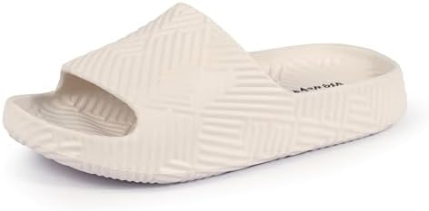 Weweya Shower Shoes for Women and Men - Bathroom Slippers - Non Slip House Slides - Lightweight Beach Sandals